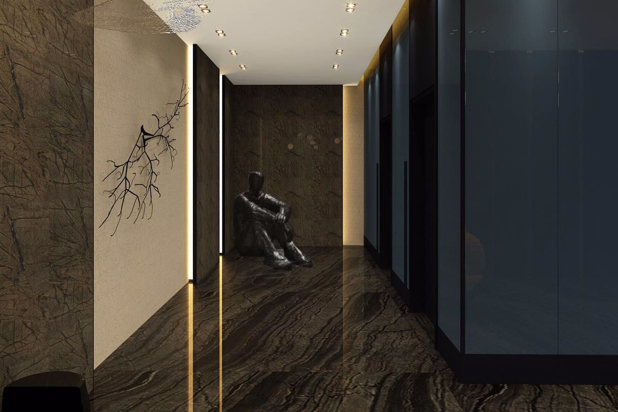 網(wǎng)紅酒店裝修設計效果圖